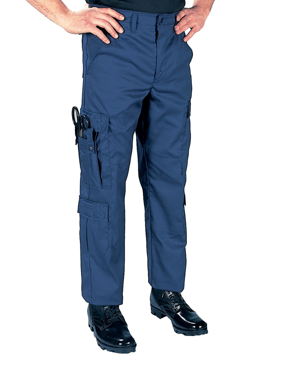 ROTHCO 3923 Deluxe NAVY BLUE EMT & EMS MENS Cargo BDU Uniform Pants SIZE 30-46